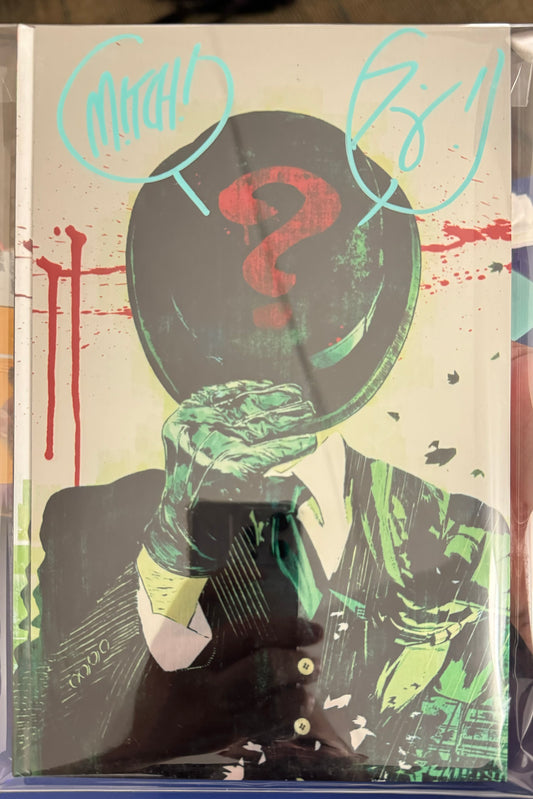 Batman: One Bad Day Riddler Hardcover (2023 NYCC Metal Variant) signed by Mitch Gerads and Tom King