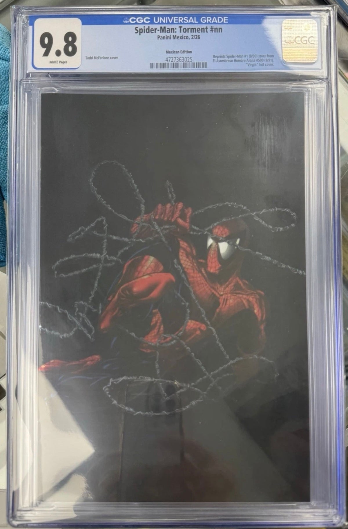 Spider-Man: Torment CGC 9.8 (Panini México, 2026) McFarlane Cover (Marvel)