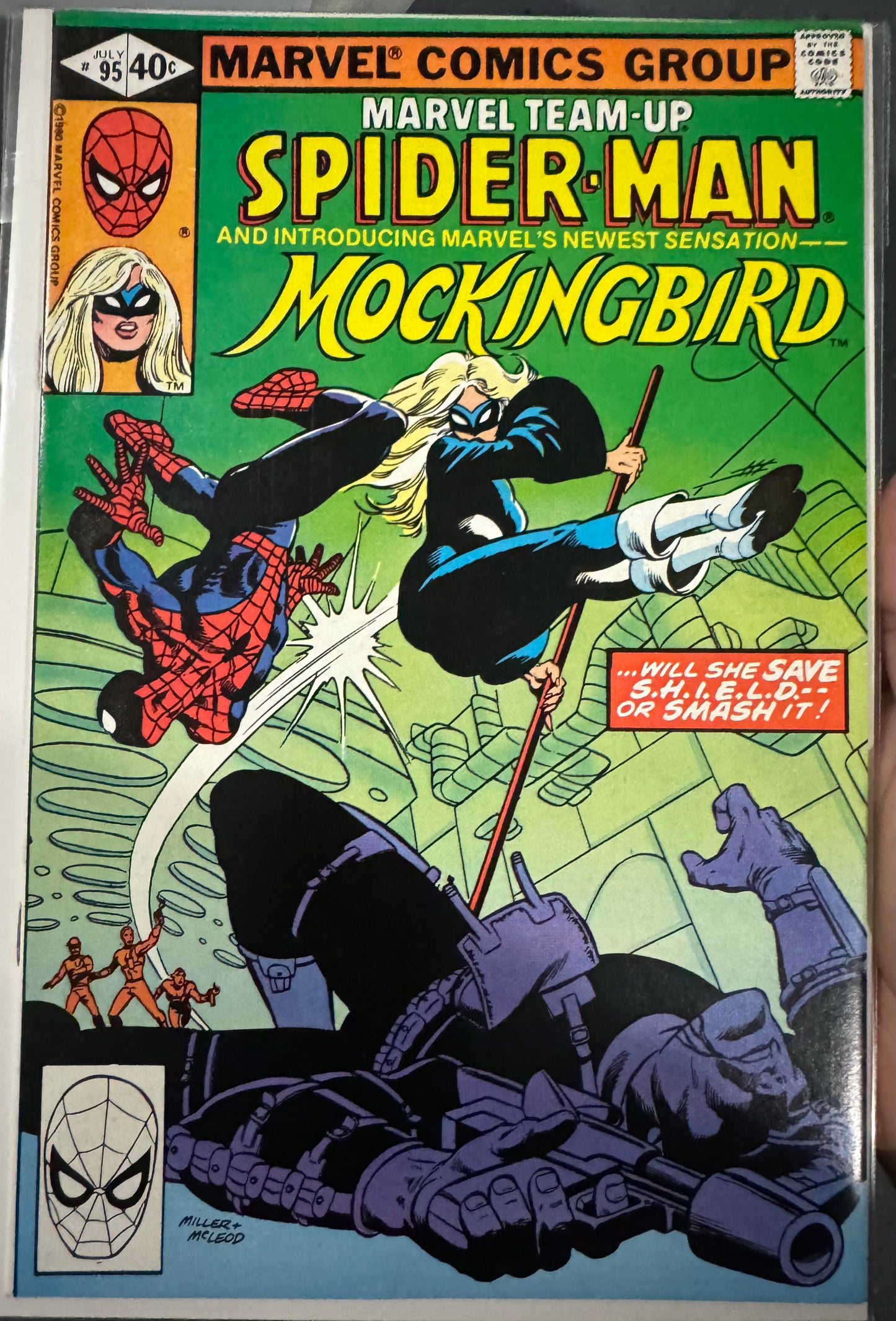 Marvel Team-Up #95 (Marvel, 1980) 1st Appearance of Mockingbird (Bobbi Morse)