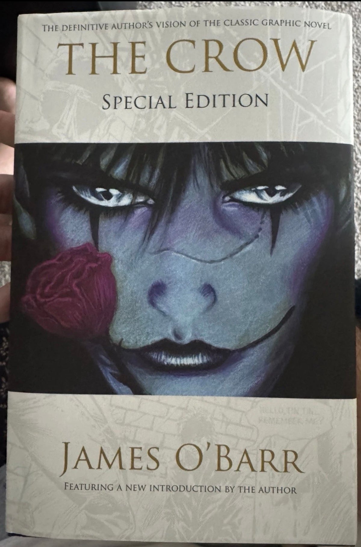 The Crow Special Edition Hardcover Book Signed & Sketch By James O’Barr (2017)