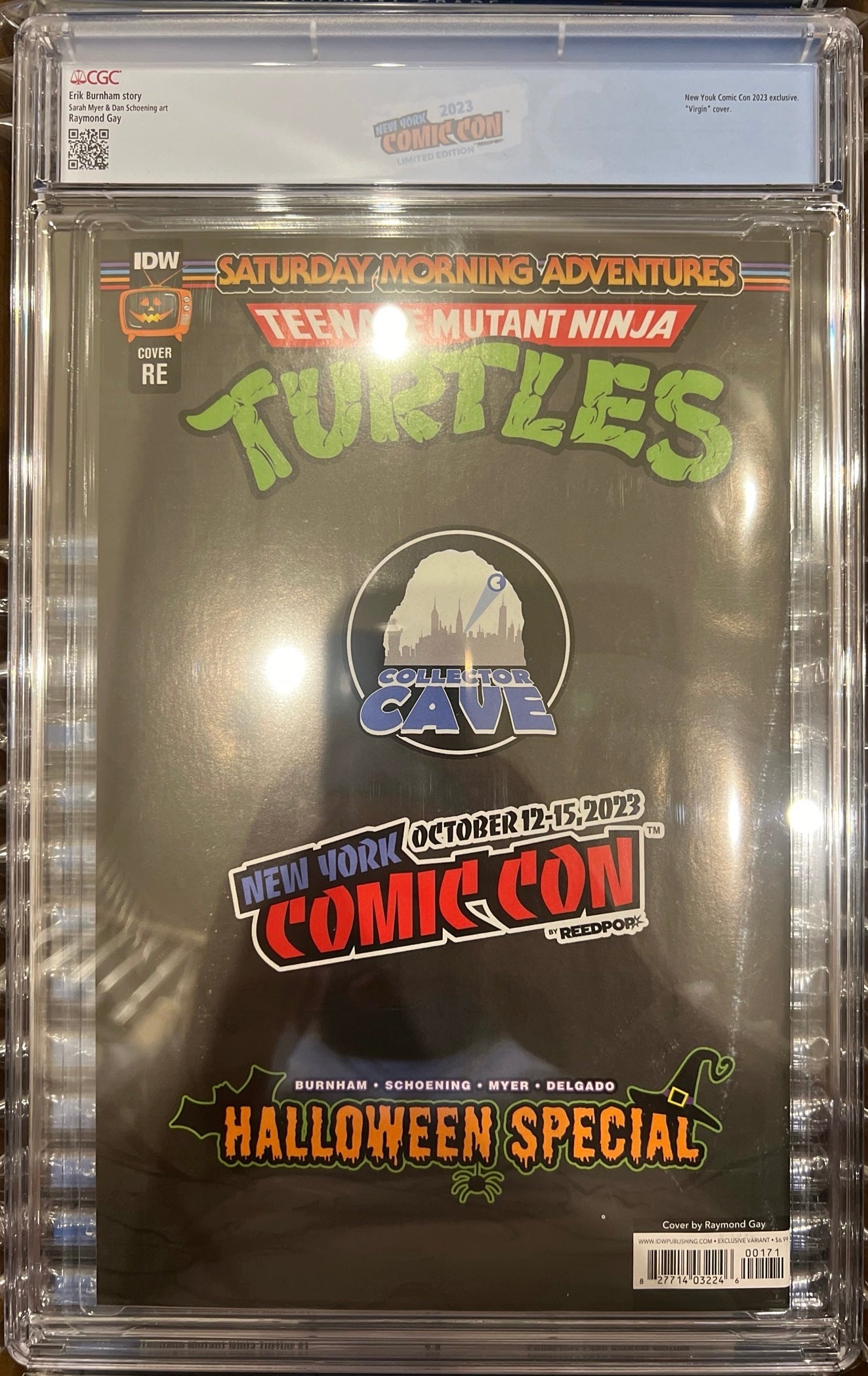 Teenage Mutant Ninja Turtles: Saturday Morning Adventures Special CGC 9.8 (NYCC Raymond Gay Variant) W/Custom Label