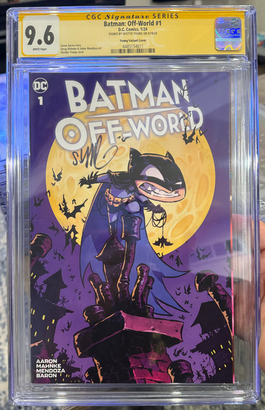 Batman Off-World #1 CGC SS 9.6 (DC, 2024) Signed by Skottie Young