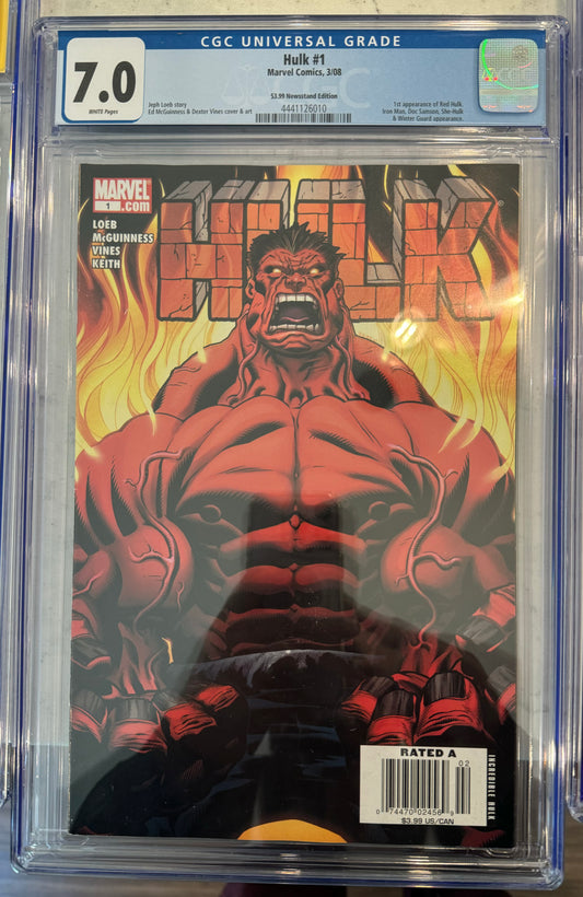 Hulk #1 CGC 7.0 (Marvel, 2004) $3.99 Newsstand Edition