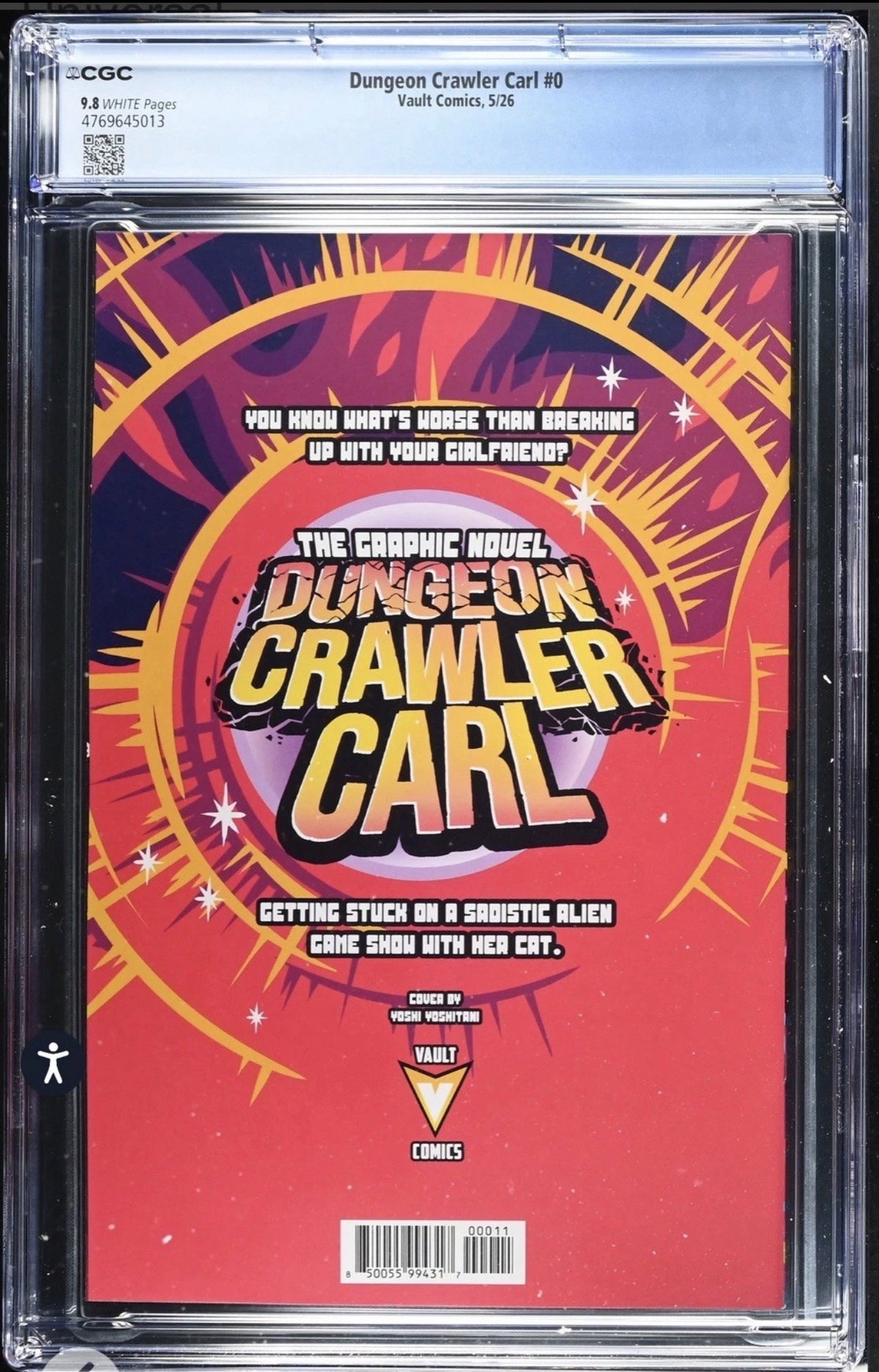 Dungeon Crawler Carl #0 CGC 9.8 Vault Comics 2026 FCBD