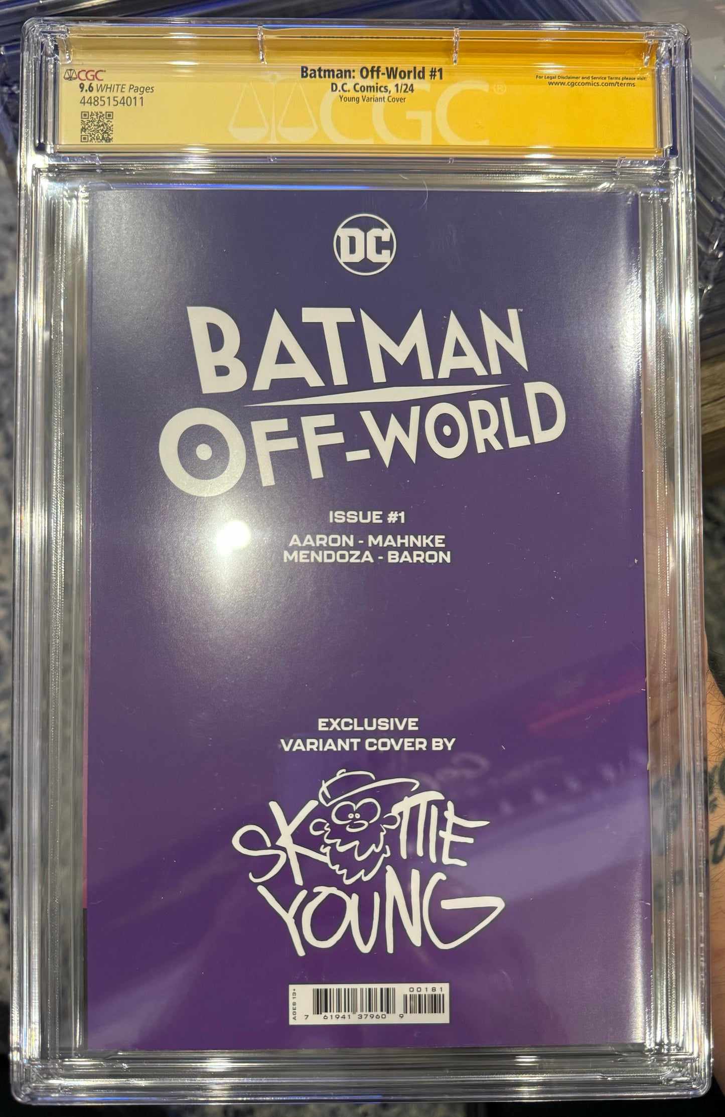 Batman Off-World #1 CGC SS 9.6 (DC, 2024) Signed by Skottie Young