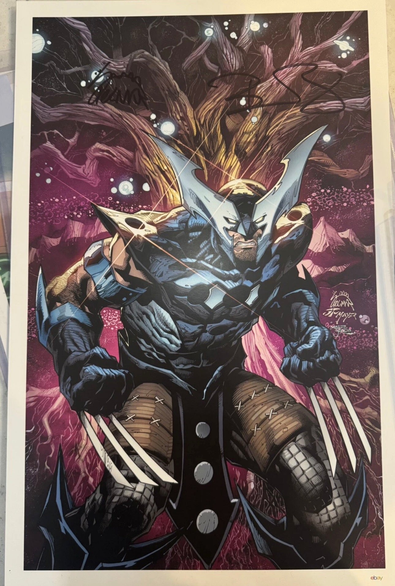 Wolverine 11 X 17 Art Print NYCC 2023 Signed By Ryan Stegman & Benjamin Percy