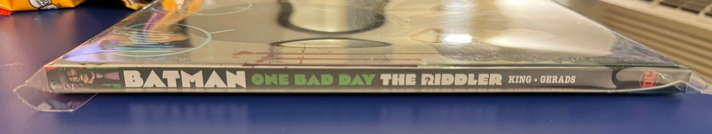 Batman: One Bad Day Riddler Hardcover (2023 NYCC Metal Variant) signed by Mitch Gerads and Tom King