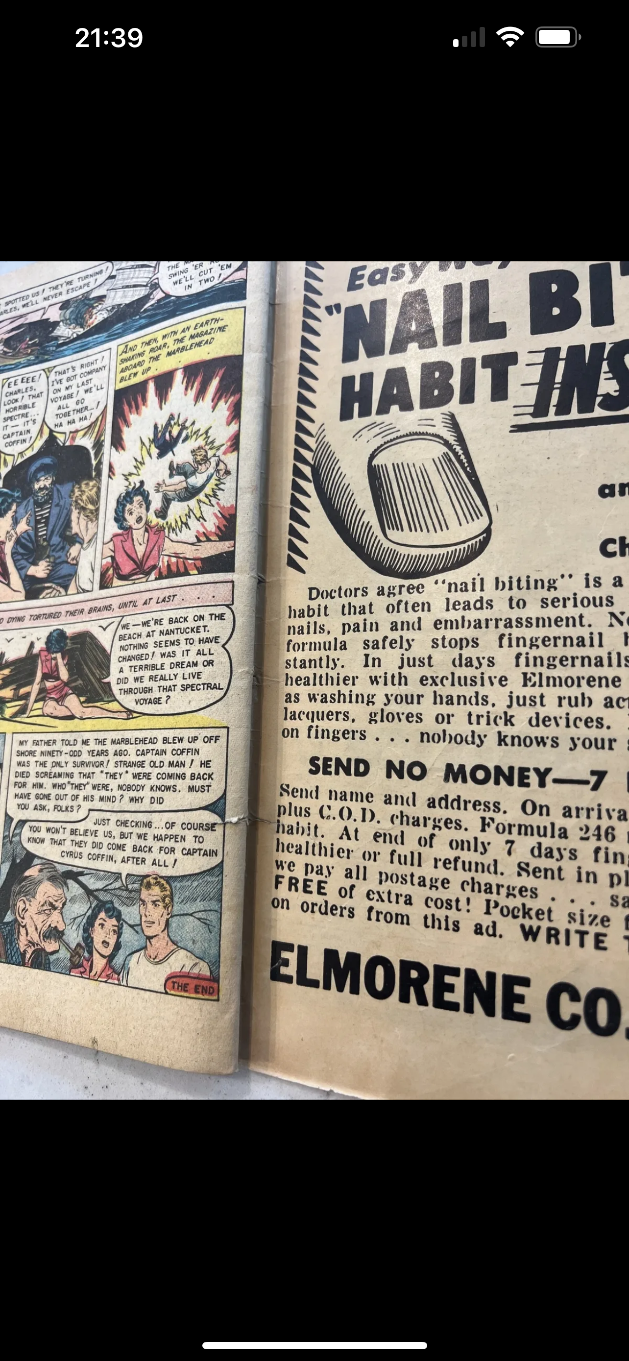 Web of Mystery #22 (Ace Comics 1954) Pre Code Horror