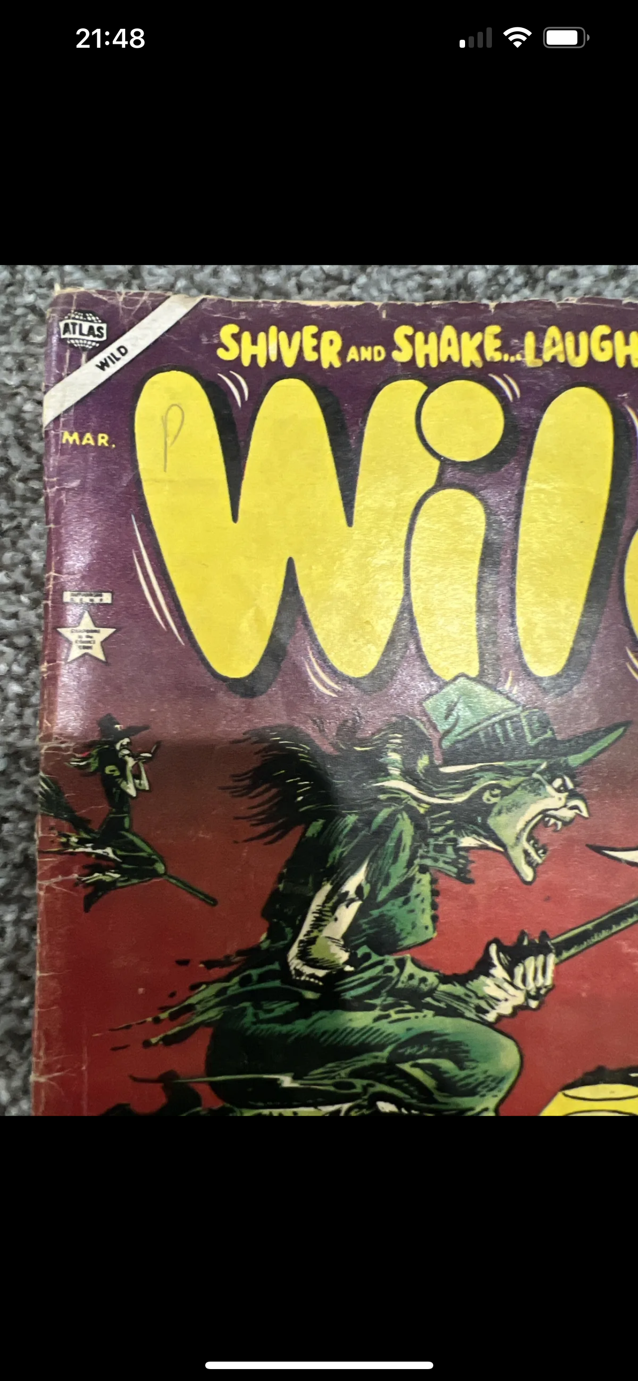 Wild #2 (Atlas Comics 1954) Pre Code Horr