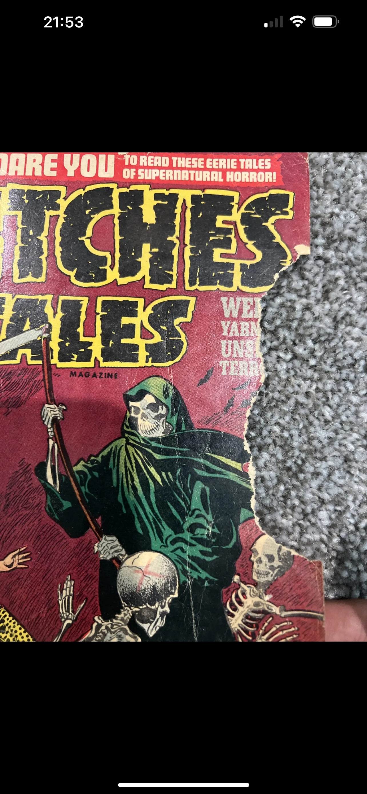Witches Tales #8 (Harvey 1952) Pre Code Horror