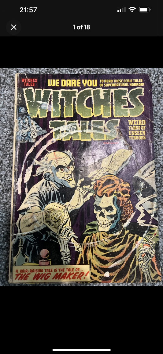 Witches Tales #23 (Harvey 1954) Pre Code Horror