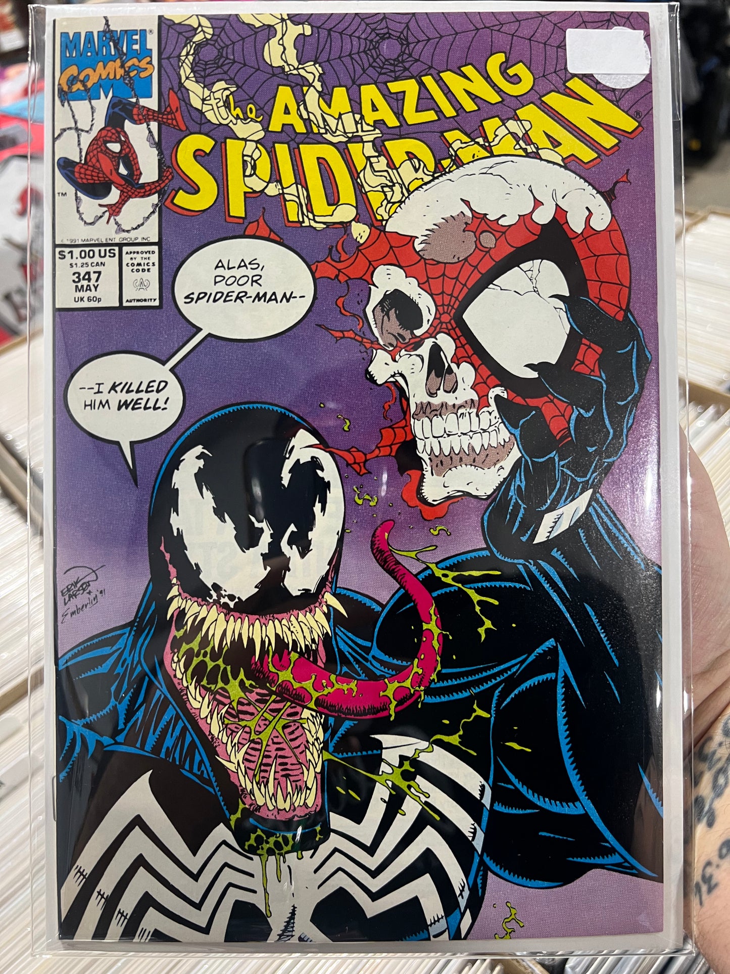 Amazing Spider-Man #347 (Marvel, 1st Series) Direct Edition