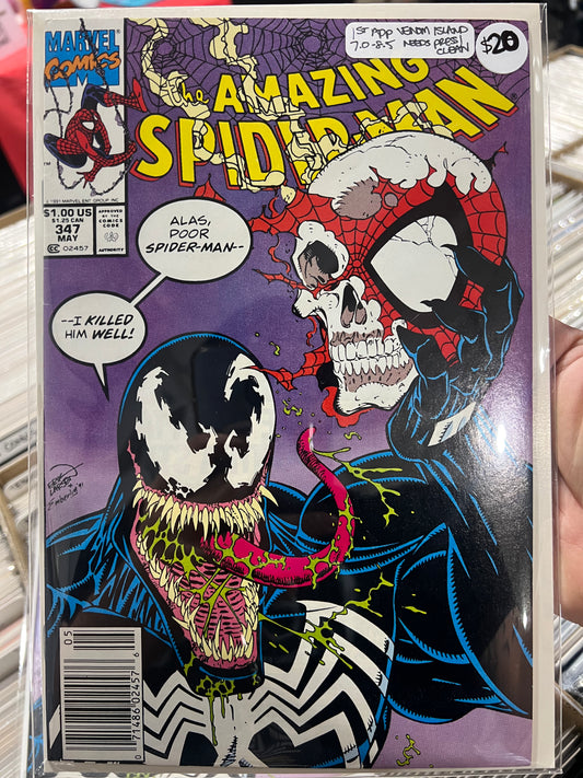 Amazing Spider-Man #347 (Marvel, 1st Series) Newsstand