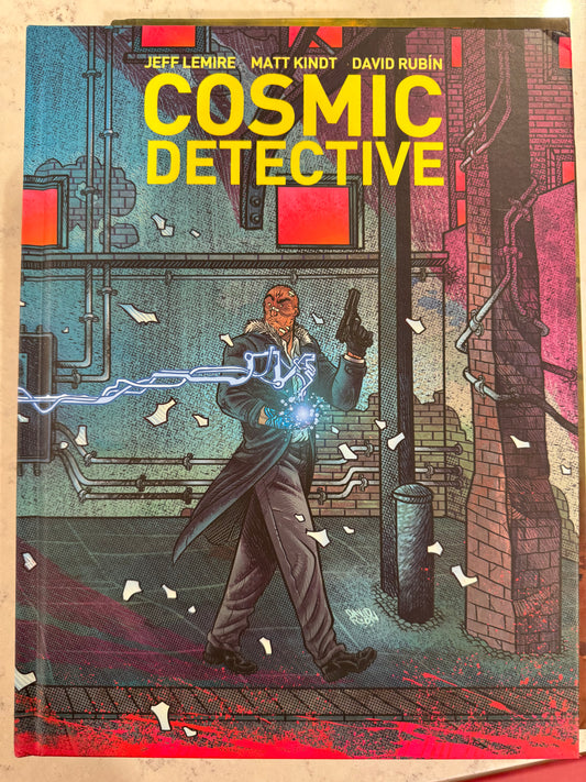 Cosmic Detective Hardcover Graphic Signed By Jeff Lemire at NYCC 2024