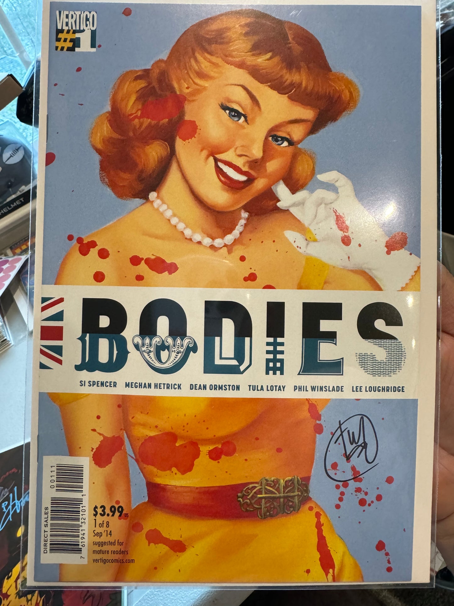 BODIES #1 (Vertigo/DC, 2014) Signed By Tula Lotay (Netflix Series)