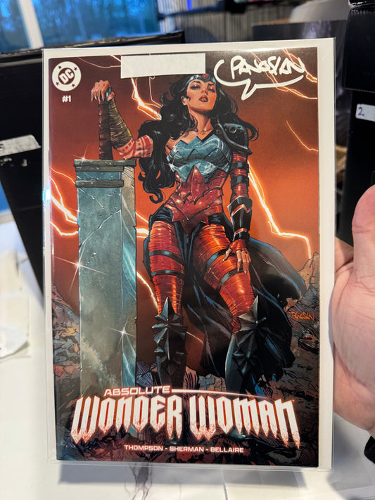 ABSOLUTE WONDER WOMAN #1 (DC, 2023) DAN Panoisan Connecting Cover Signed By Dan Panoisan