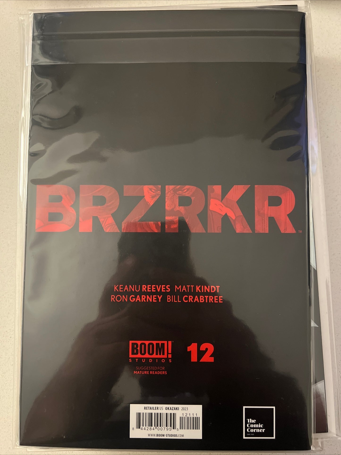 BRZRKR #12 (NYCC 2023 Blue Metal Variant 5/10 by Takashi Okazaki)
