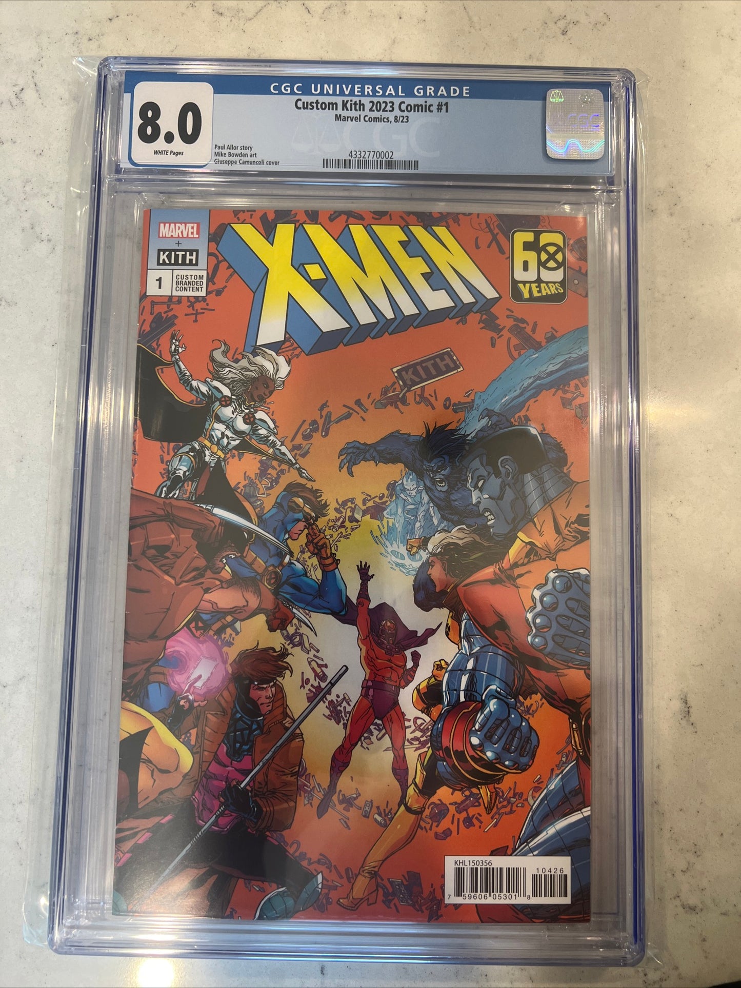 X-Men Custom Kith Comic #1 CGC 8.0