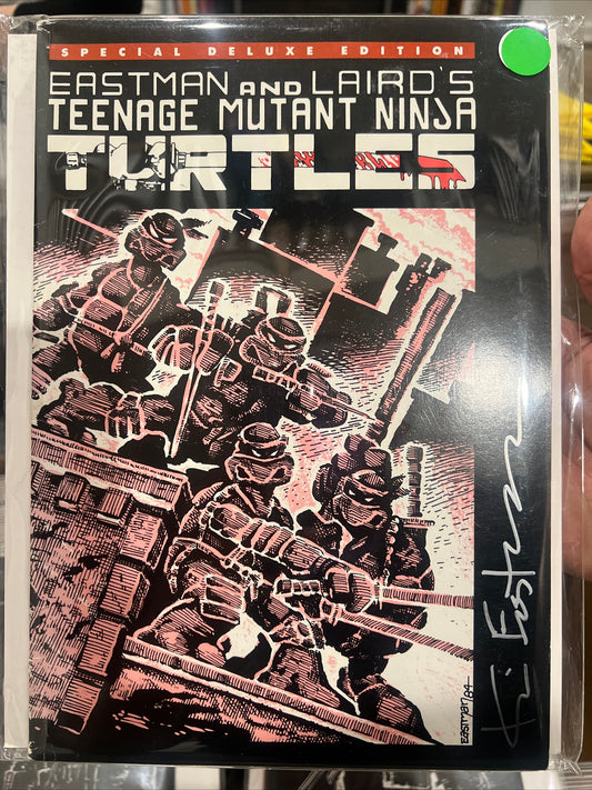 Teenage Mutant Ninja Turtles #1 (6th Print Deluxe Edition 1992 1st Series) Signed by Kevin Eastman