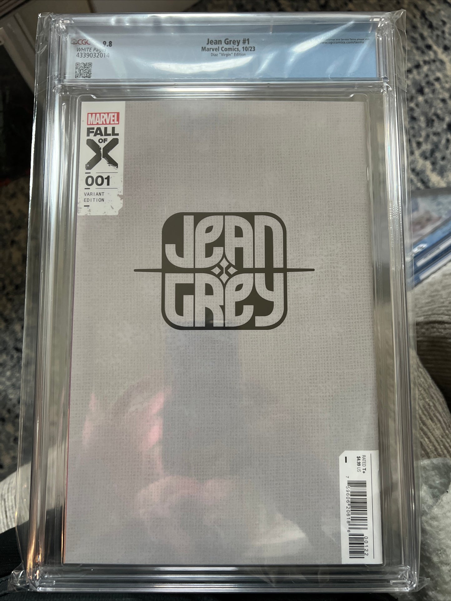 Jean Grey #1 CGC 9.8 (Marvel, 2nd Series) Ariel Diaz Virgin Variant