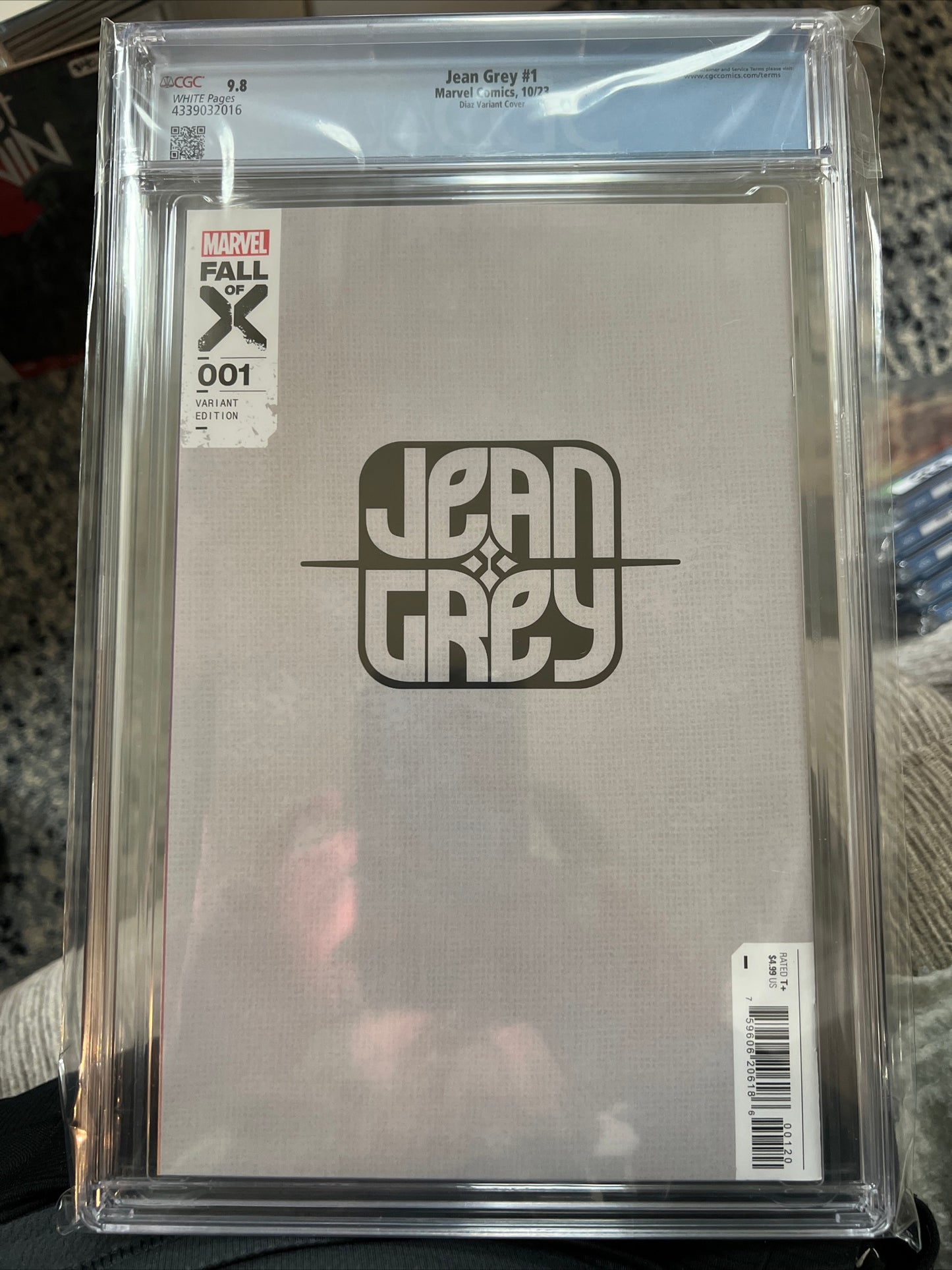 Jean Grey #1 CGC 9.8 (Marvel, 2nd Series) Ariel Diaz Trade Dress Variant