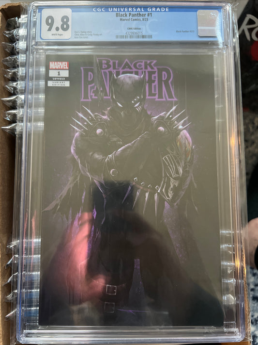Black Panther #1 CGC 9.8 (2023 9th Series Marvel) Ivan Tao CBNS Exclusive Cover (Trade Dress)