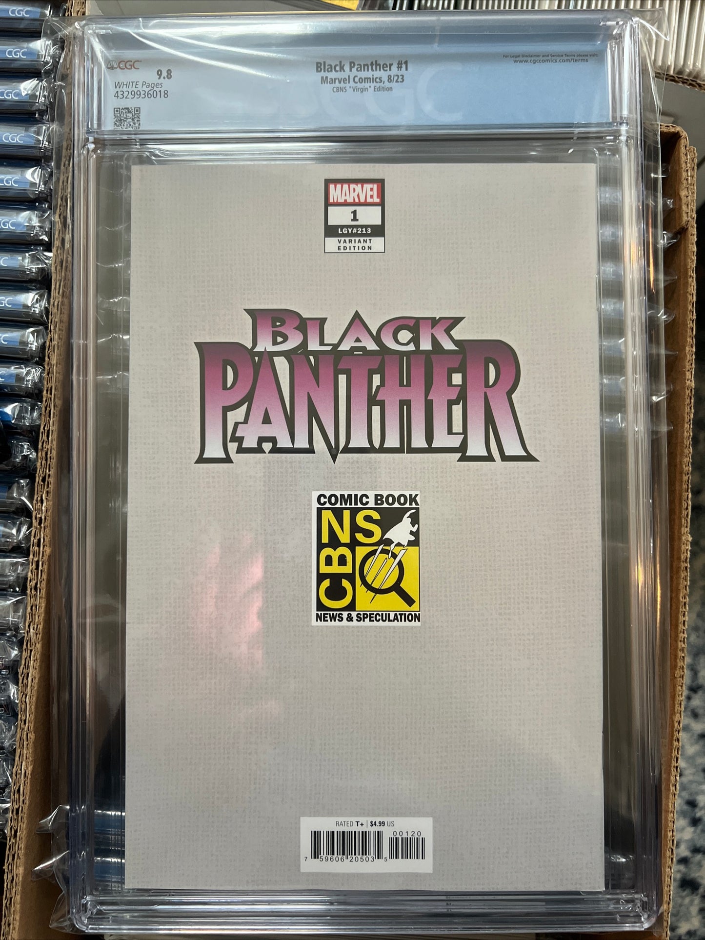 Black Panther #1 CGC 9.8 (2023 9th Series Marvel) Ivan Tao CBNS Exclusive Cover (Virgin)