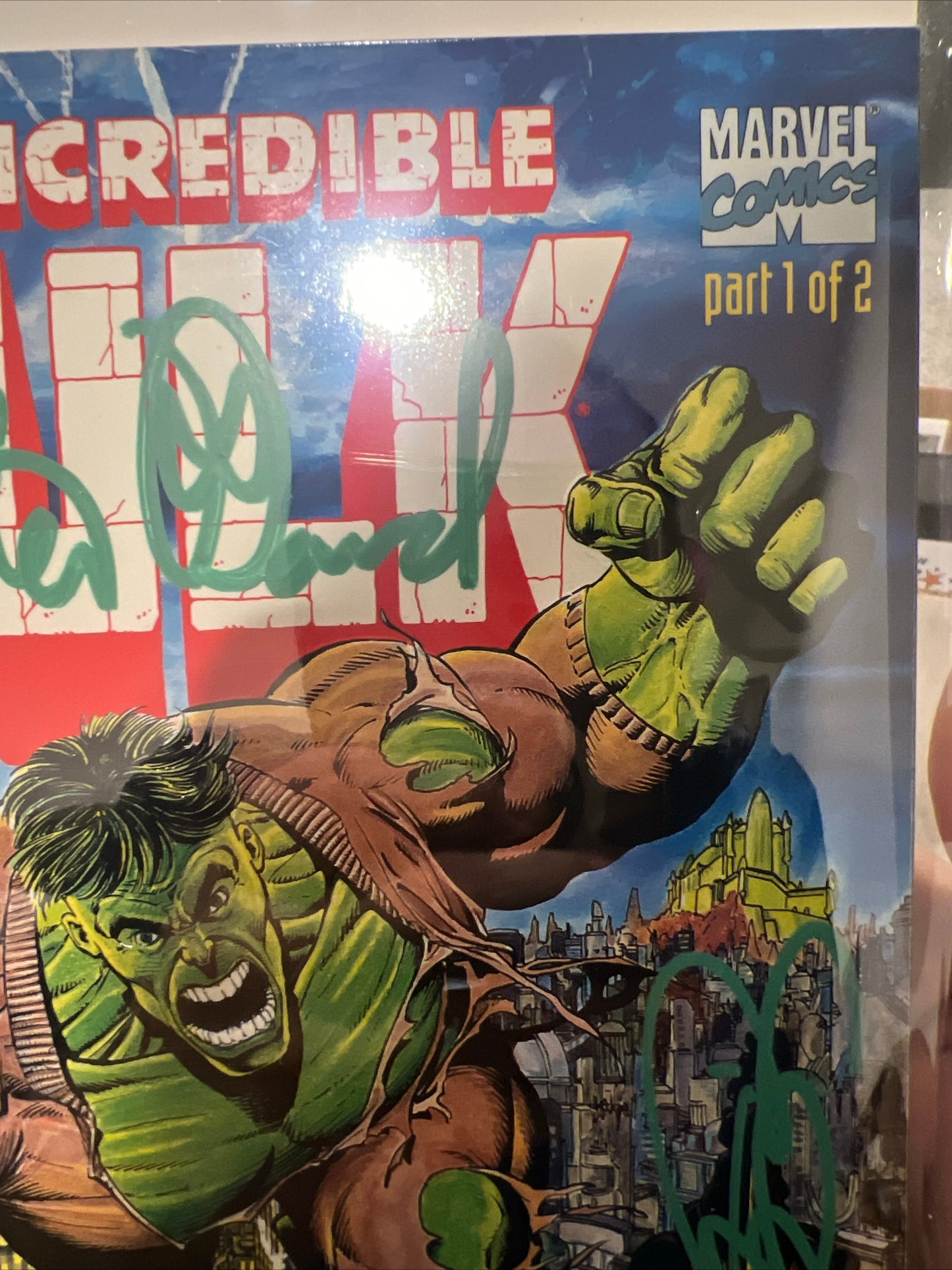 Incredible Hulk: Future Imperfect 1 & 2 Set (Heroes Aren’t Hard To Find) signed by George Perez, Tom Smith and Peter David with COA