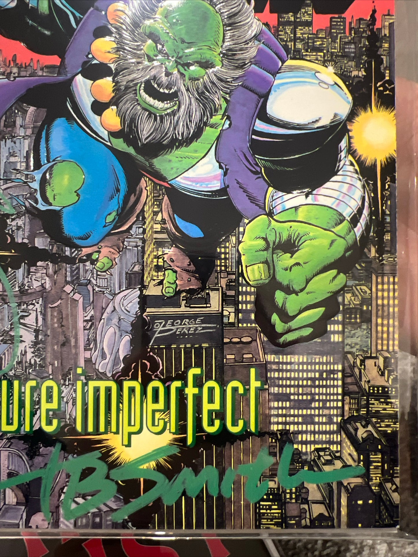 Incredible Hulk: Future Imperfect 1 & 2 Set (Heroes Aren’t Hard To Find) signed by George Perez, Tom Smith and Peter David with COA