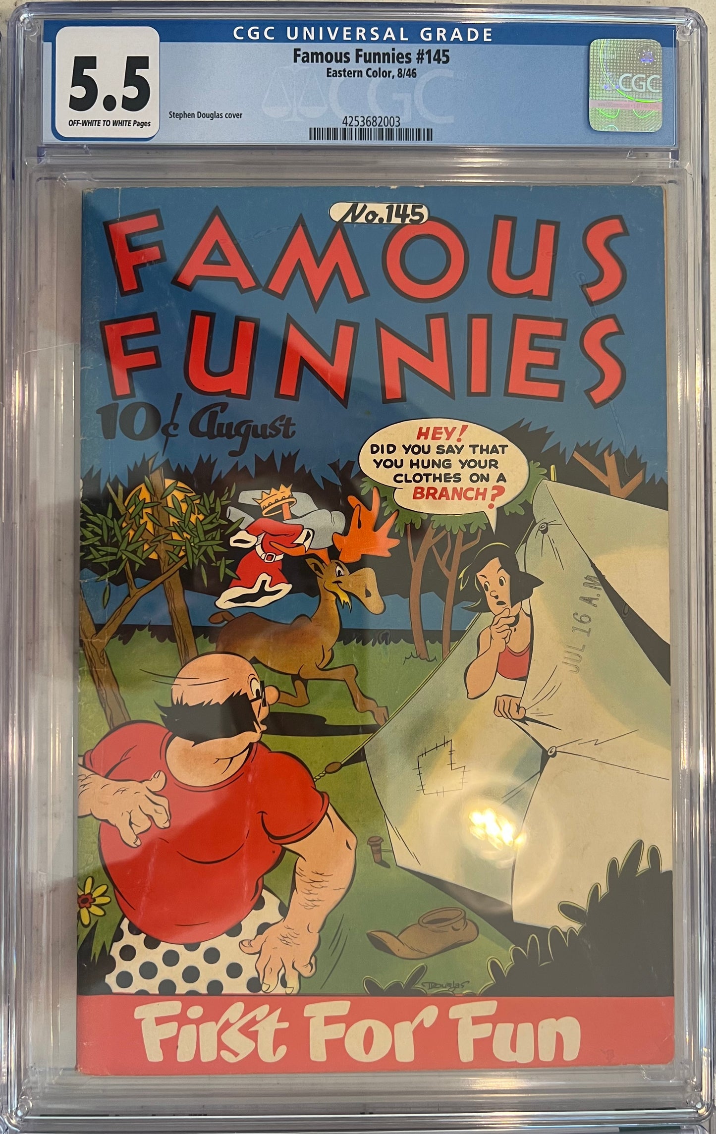 Famous Funnies #145 CGC 5.5