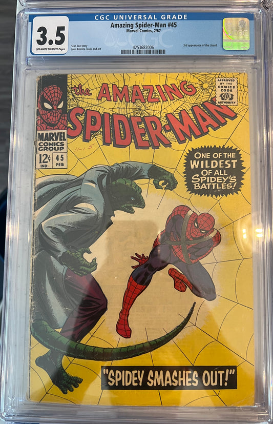 Amazing Spider-Man #45 CGC 3.5 (1963 1st Series)