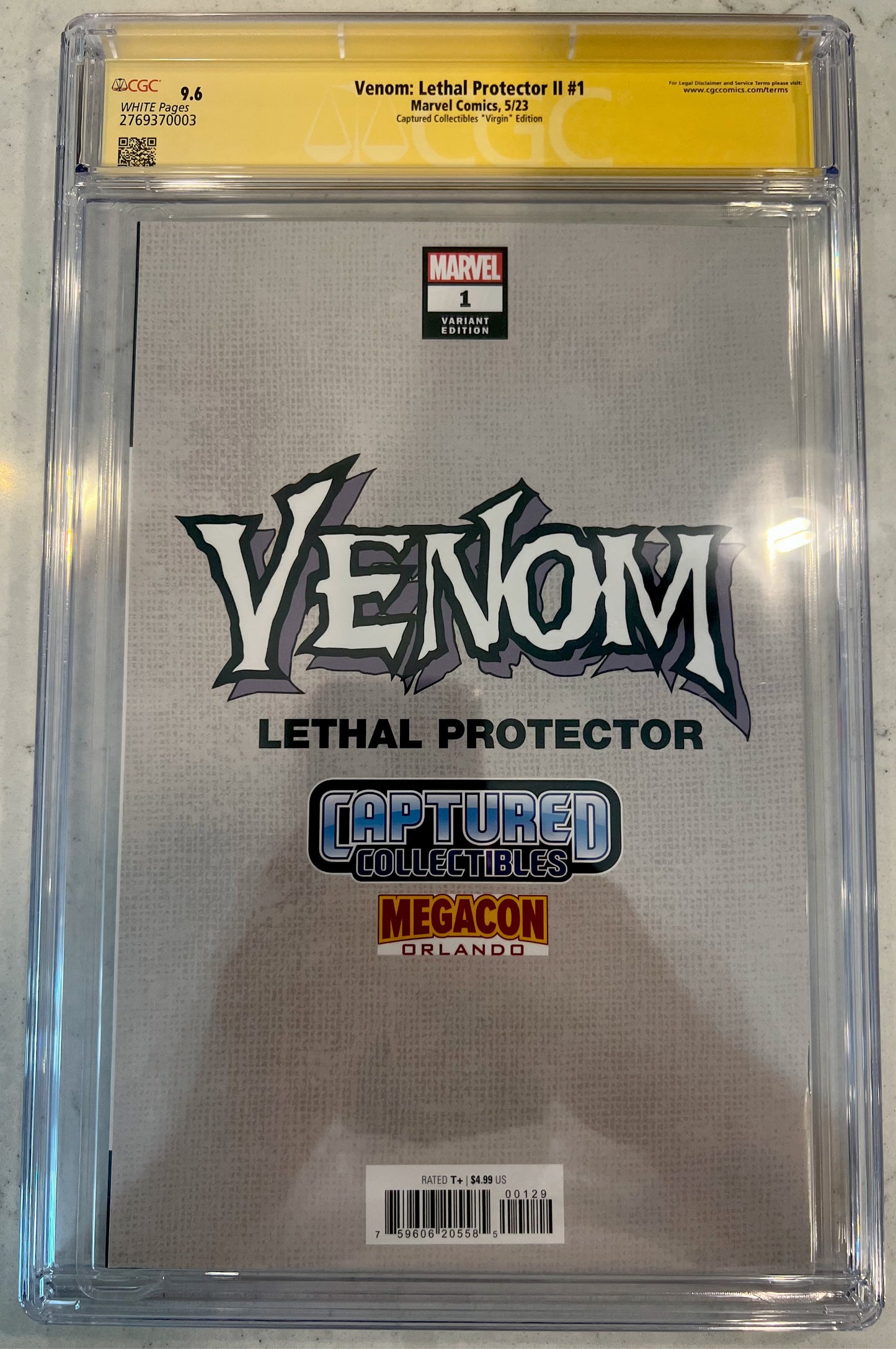 Venom: Lethal Protector II #1 CGC 9.8 (Megacon Chrissie Zullo Virgin Variant)
