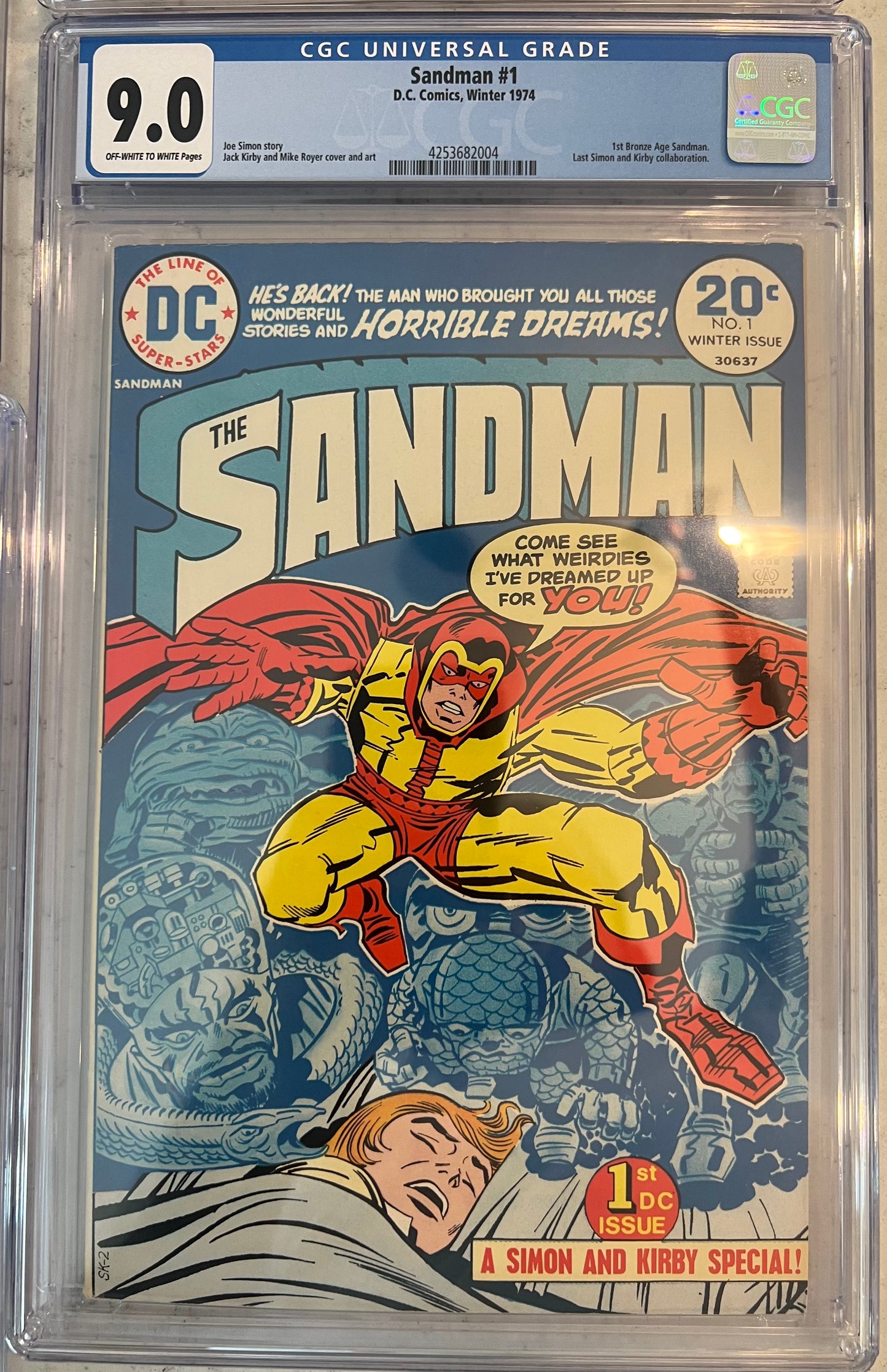 Sandman #1 (1974 DC Comics) CGC 9.0