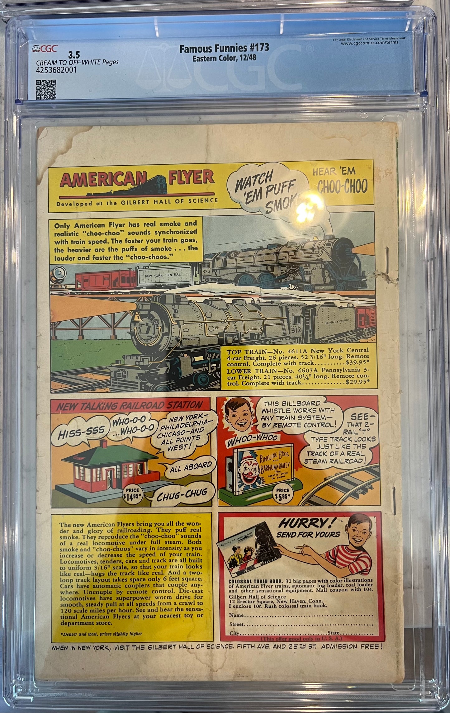 Famous Funnies #173 CGC 3.5 (1948 Golden Age)