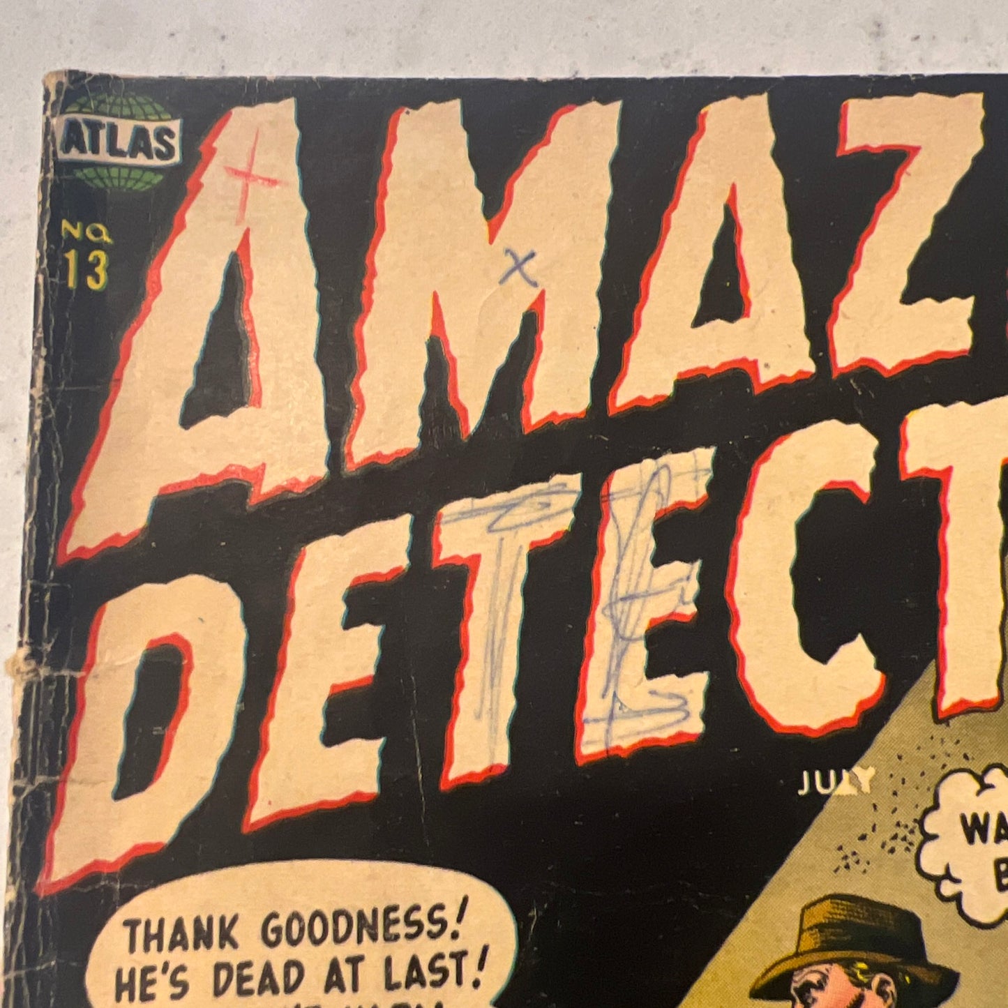 Amazing Detective #13 (Marvel/Atlas 1952) Pre Code Horror
