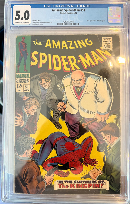 Amazing Spider-Man #51 CGC 5.0 (1963 1st Series)