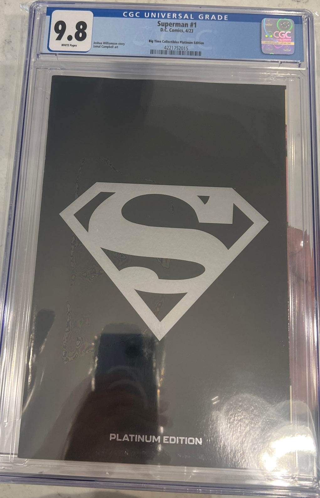 Superman 1 (vol. 7) CGC 9.8 BTC Platinum Edition