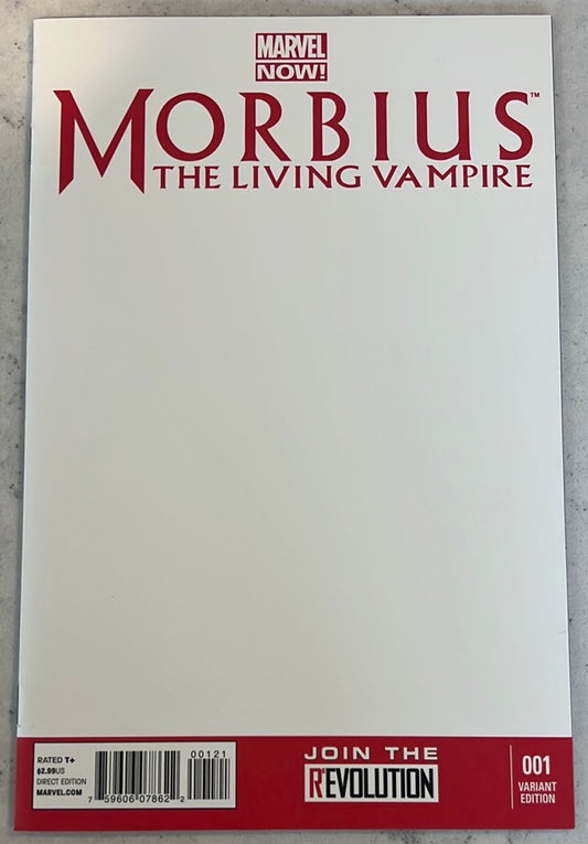 Morbius The Living Vampire (2013 2nd Series) #1 Blank Cover