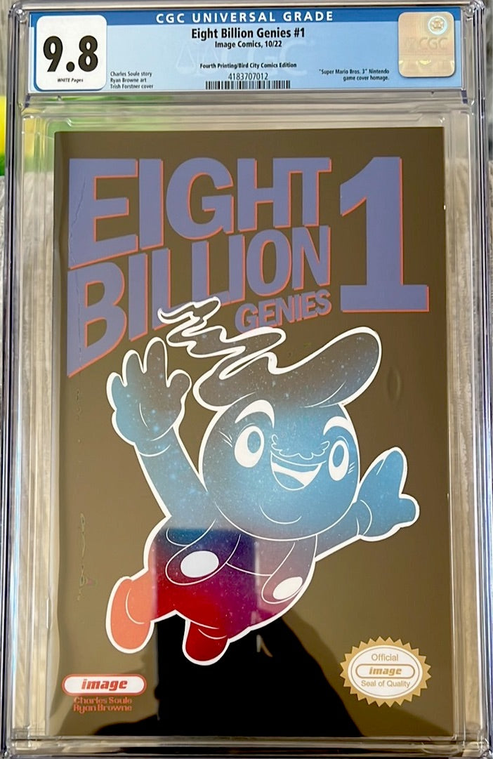 Eight Billion Genies #1 CGC 9.8 (4th Printing/Bird City Comics Edition by Trish Forstner)