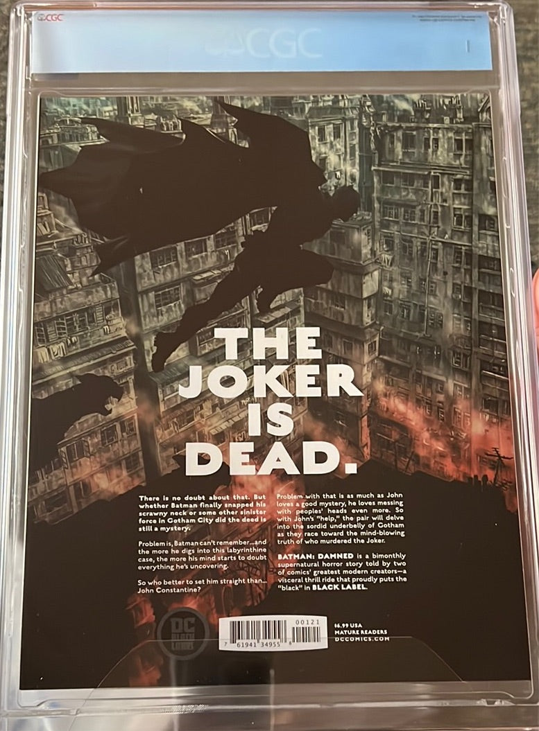 Batman Damned #1 (Jim Lee Cover) CGC 9.9