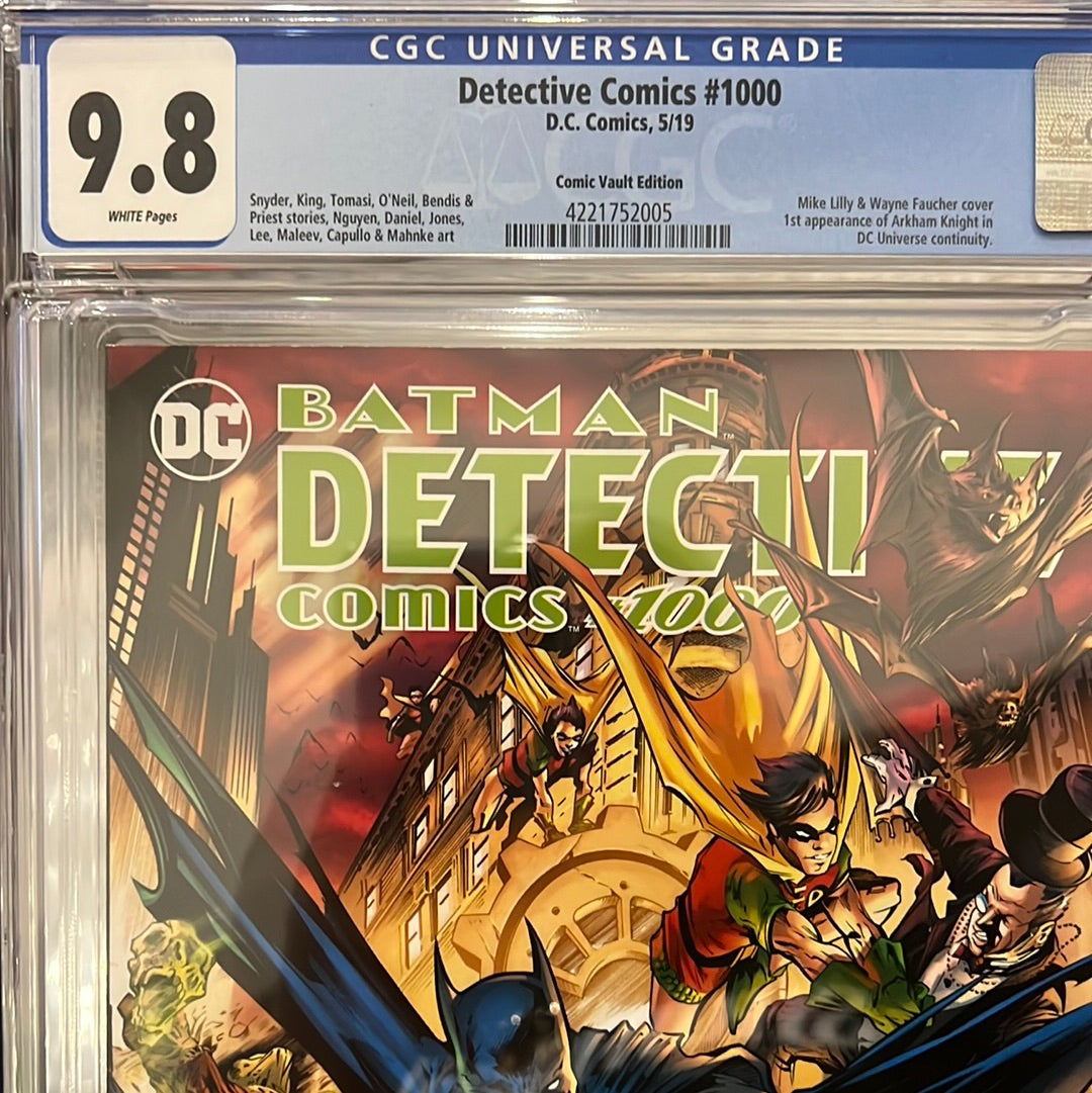 Detective Comics #1000 CGC 9.8 (The Comics Vault Altoona Exclusive, Ultra Rare)