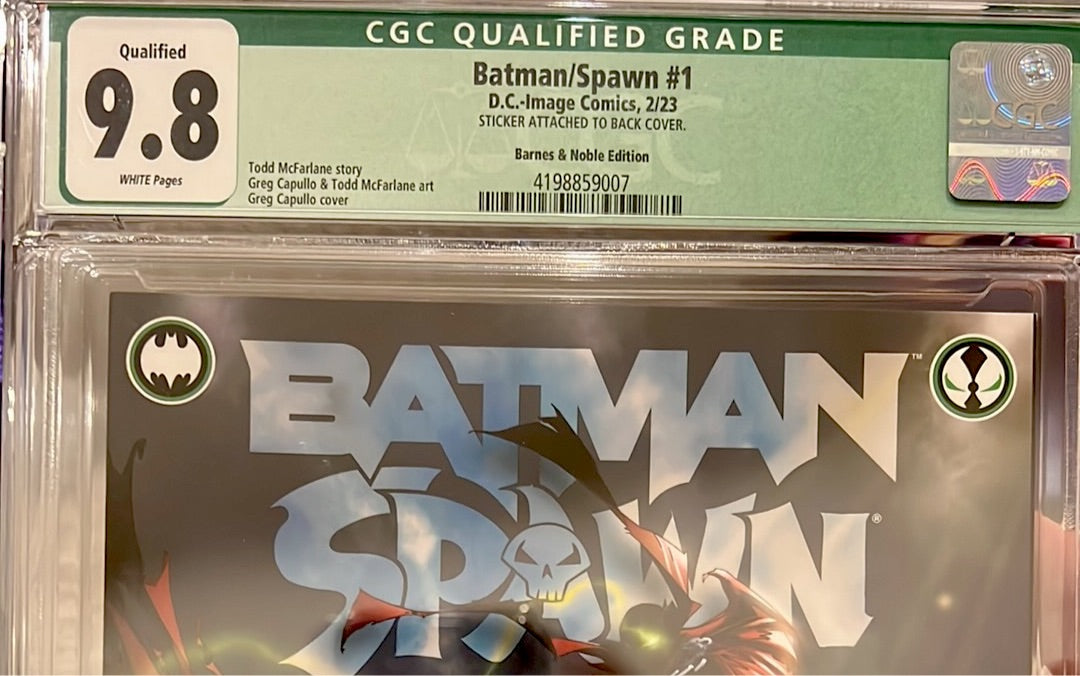 Batman/Spawn #1 (2023) CGC 9.8 Qualified Grade (Barnes & Noble Exclusive Variant)