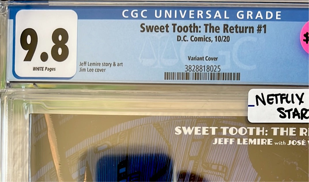 Sweet Tooth: The Return #1 CGC 9.8 (Jim Lee Variant Cover)