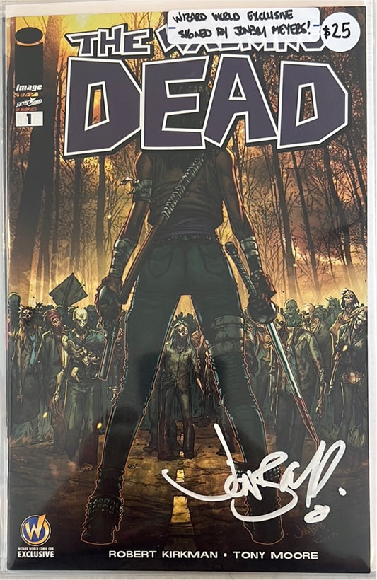 Walking Dead Deluxe (Image Comics) #1 (Wizard World Exclusive) Signed by Jonboy Meyers