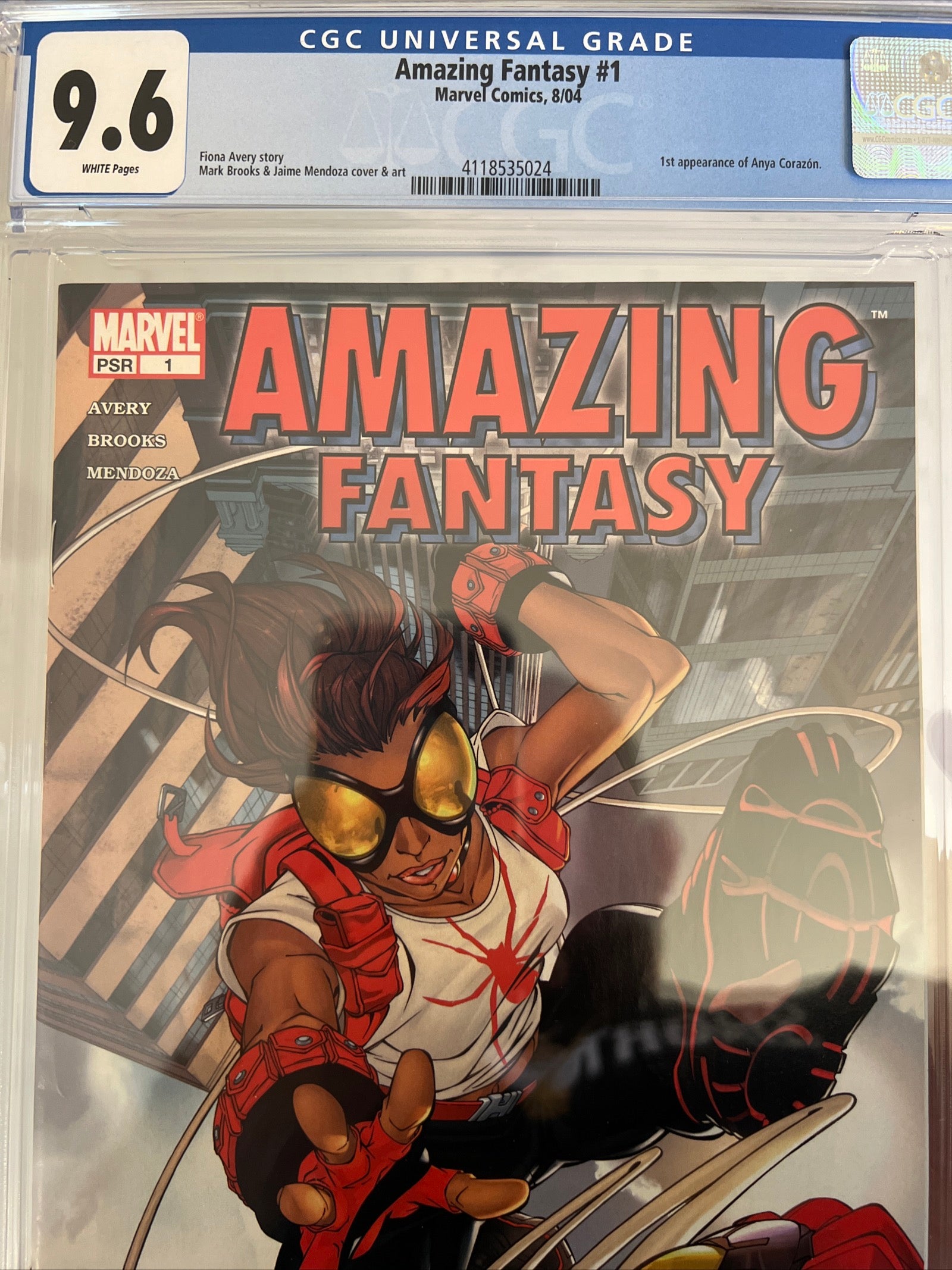 Amazing Fantasy #1 (2004) CGC 9.6 (1st Appearance of Arana, Ana Corazon)