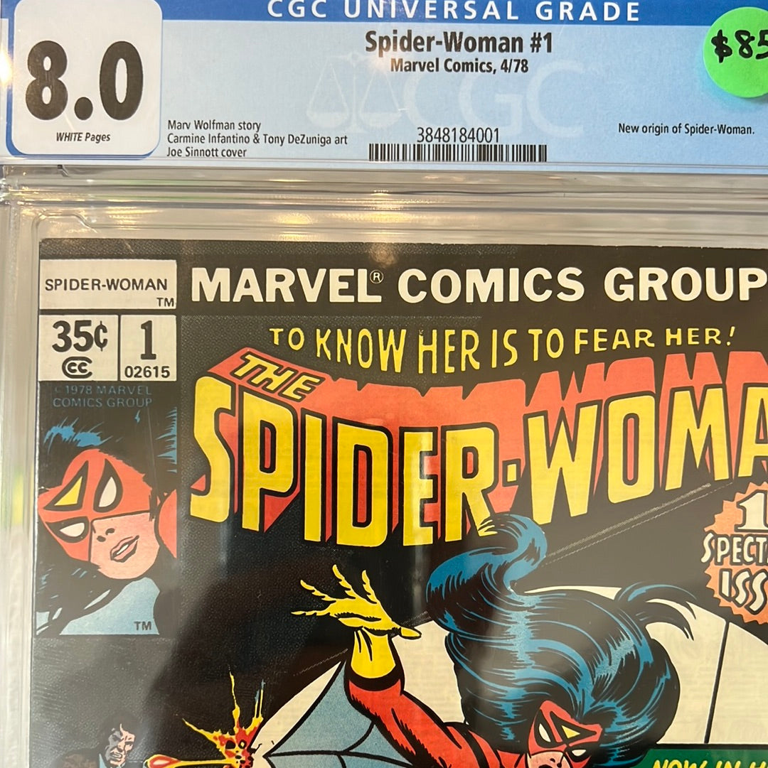Spider-Woman #1 (1st Series) CGC 8.0