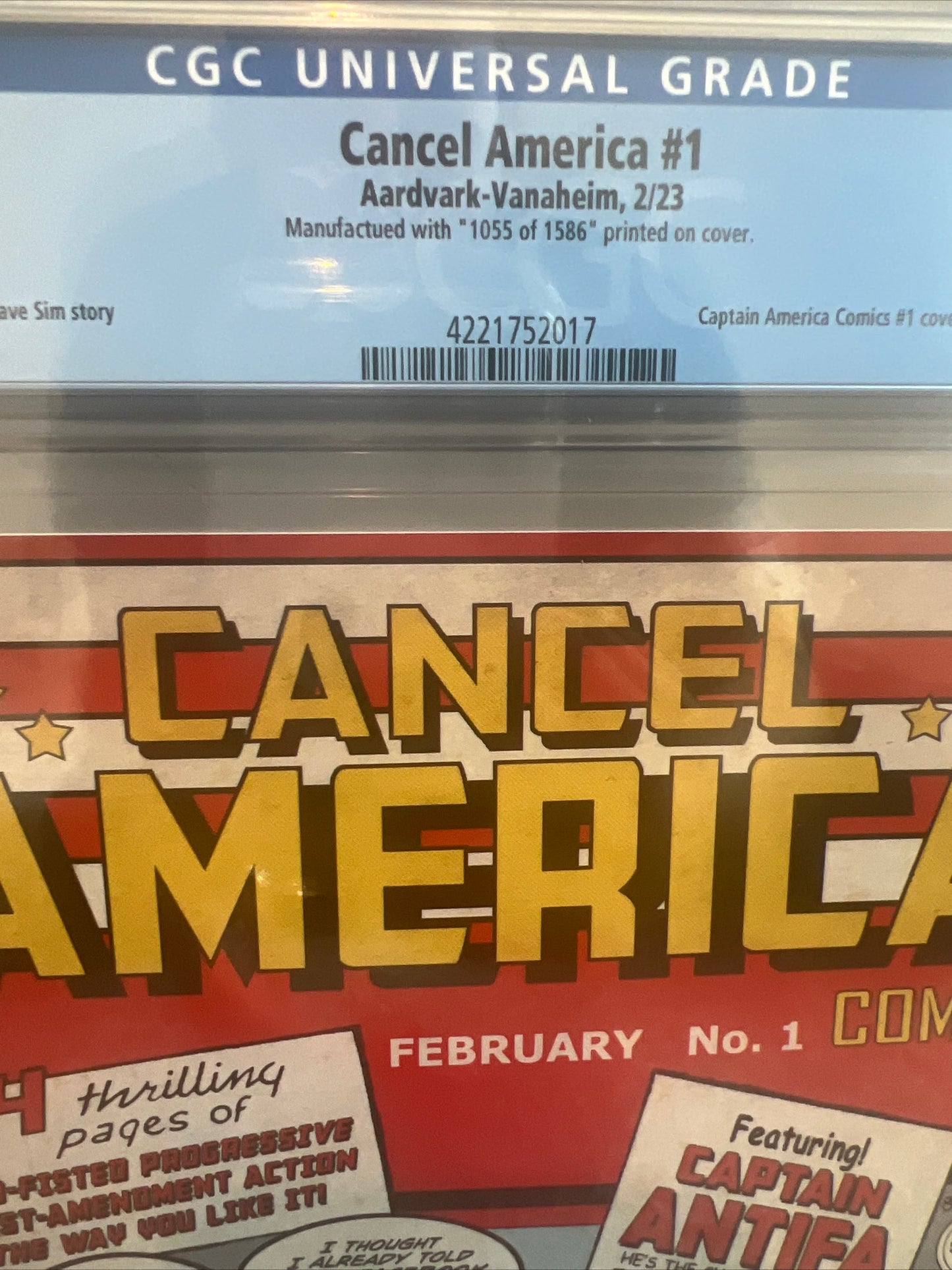 Cancel America #1 (Cerebus In Hell Presents #71) 1055/1586