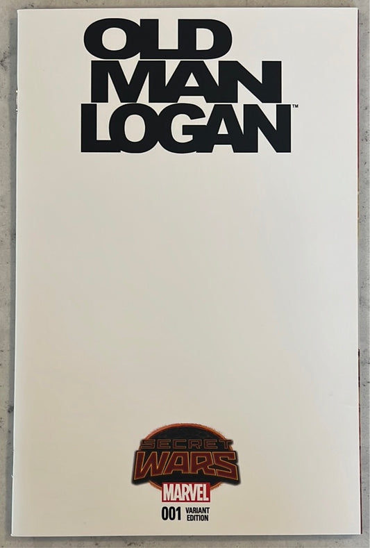 Old Man Logan (2015 Marvel) #1 Blank Cover