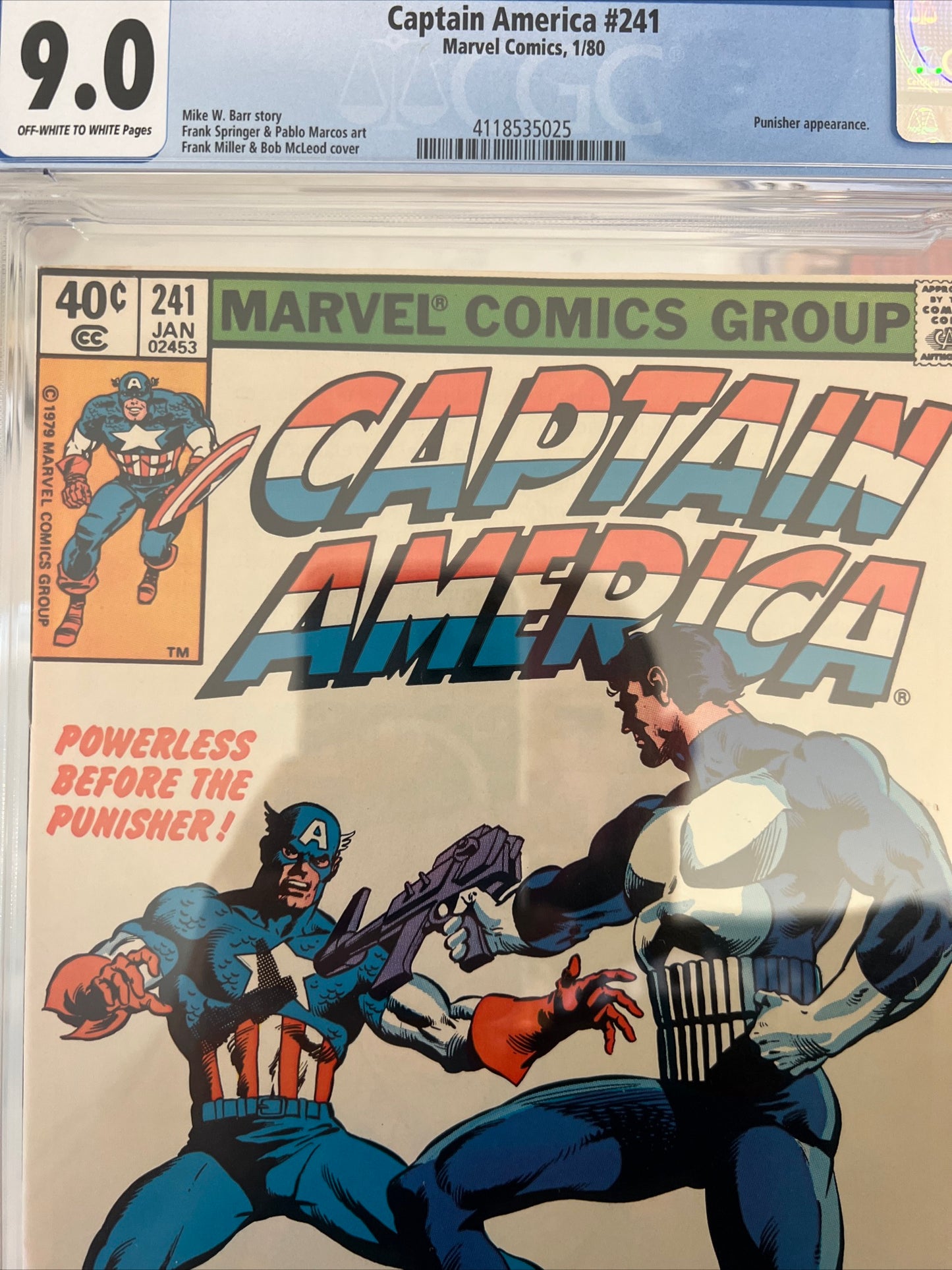 Captain America #241 (1st Series) CGC 9.0 (Newsstand Edition)