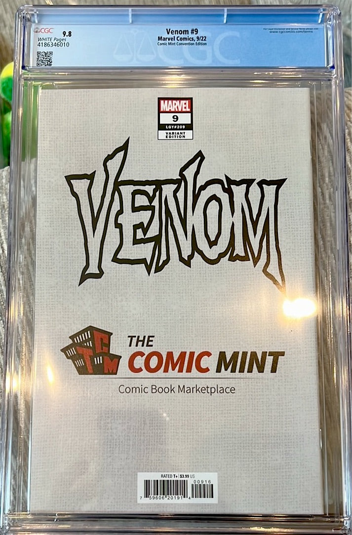 Venom #9 (2021 Series) CGC 9.8 (New York Comic Con 2022 Comic Mint Edition) Drip Cover by Ivan Tao